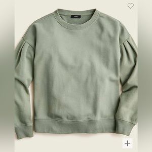 JCrew Puff Sleeve Sweatshirt